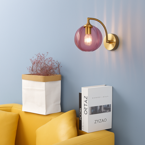 applique led moderne verre minimaliste - vue 4 sur 12
