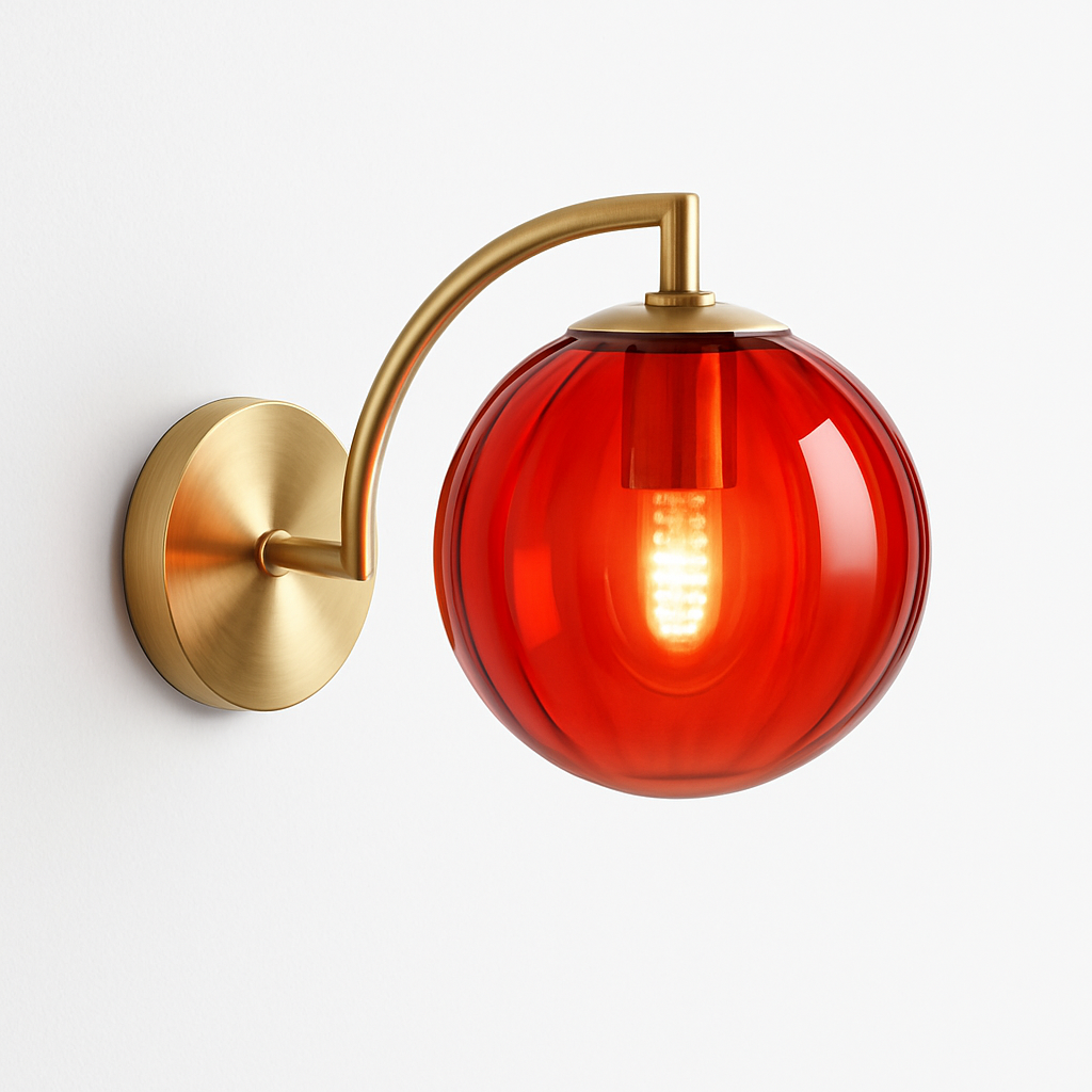 applique led moderne verre minimaliste - vue 9 sur 12