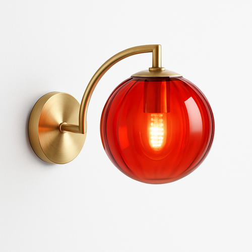 applique led moderne verre minimaliste - vue 10 sur 12