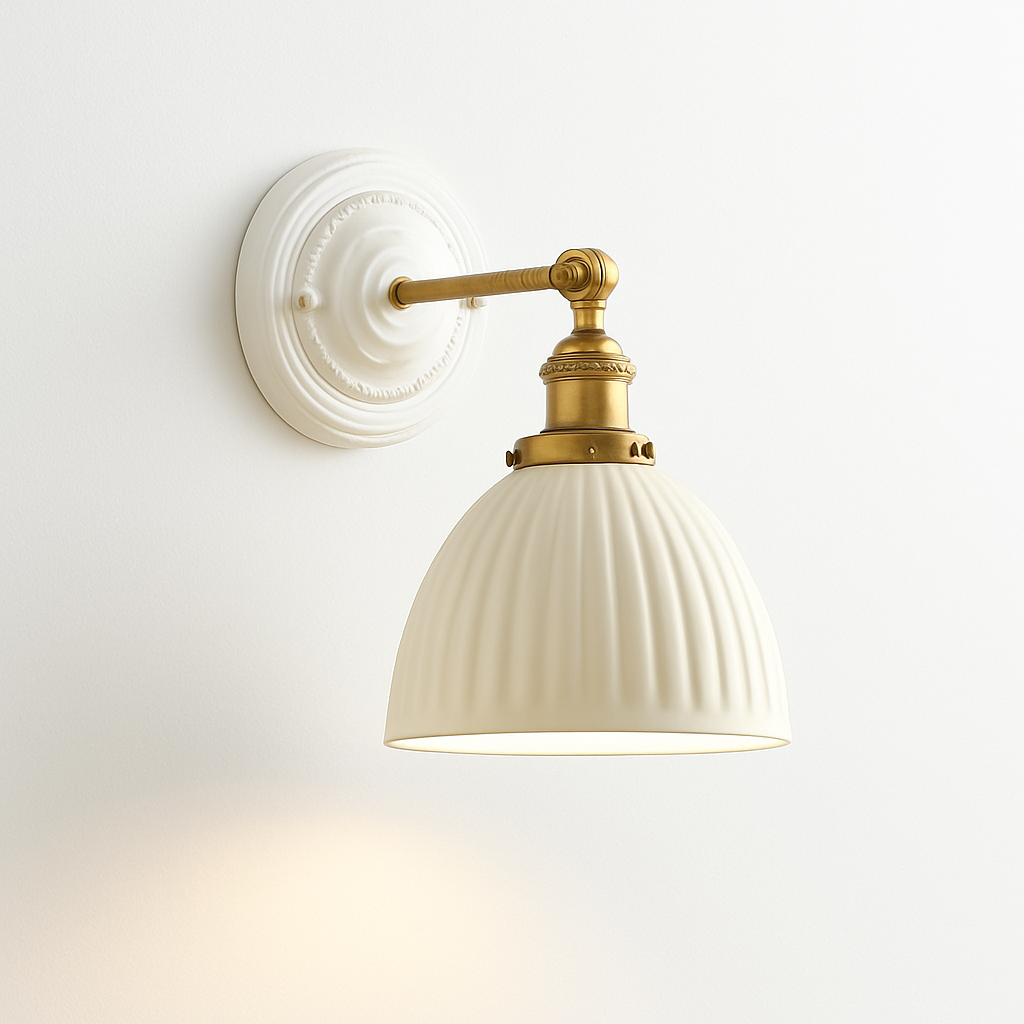 applique led nordique beisde iwhd blanc céramique - vue 11 sur 23
