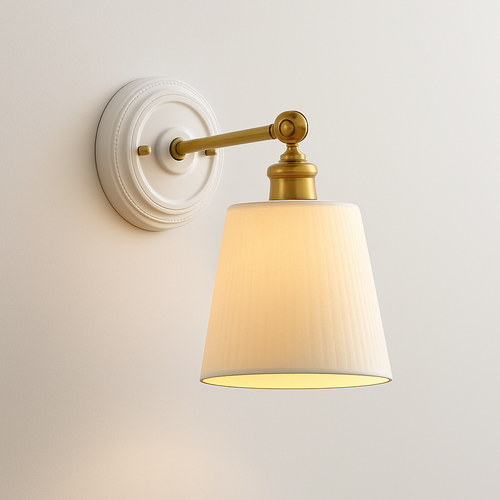 applique led nordique beisde iwhd blanc céramique - vue 14 sur 23