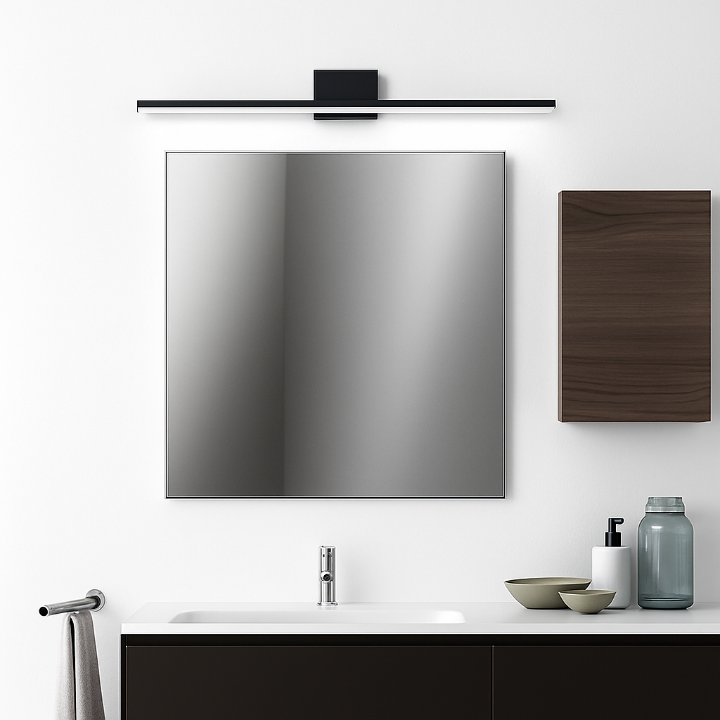 Applique miroir salle de bain à LED rectangulaire Cabinet - vue 2 sur 19