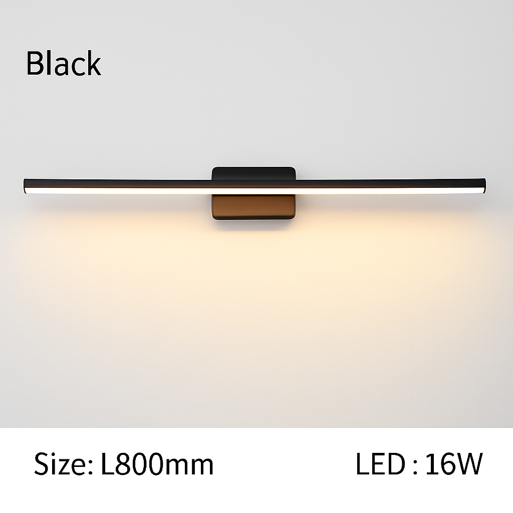 Applique miroir salle de bain à LED rectangulaire Cabinet - vue 14 sur 19