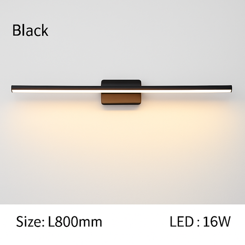 Applique miroir salle de bain à LED rectangulaire Cabinet - vue 15 sur 19