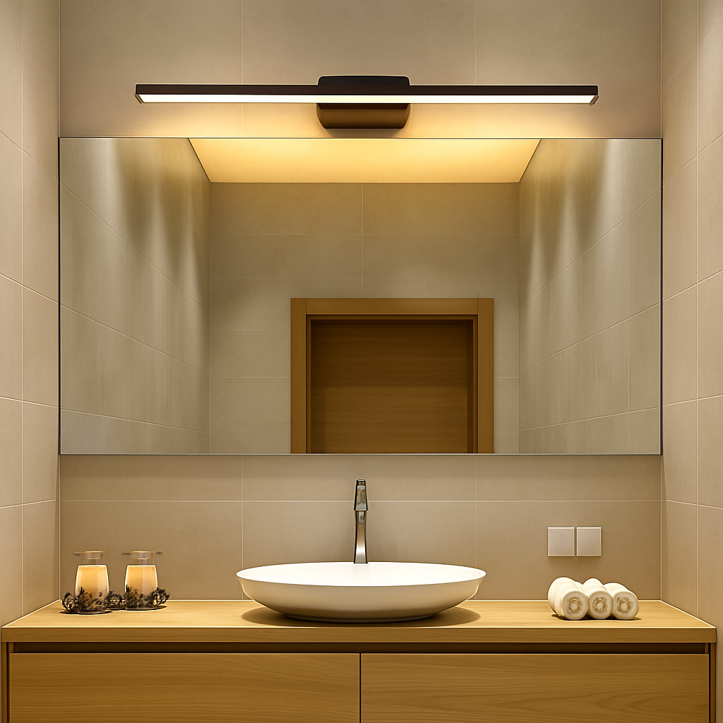 Applique miroir salle de bain à LED rectangulaire Cabinet - vue 4 sur 19