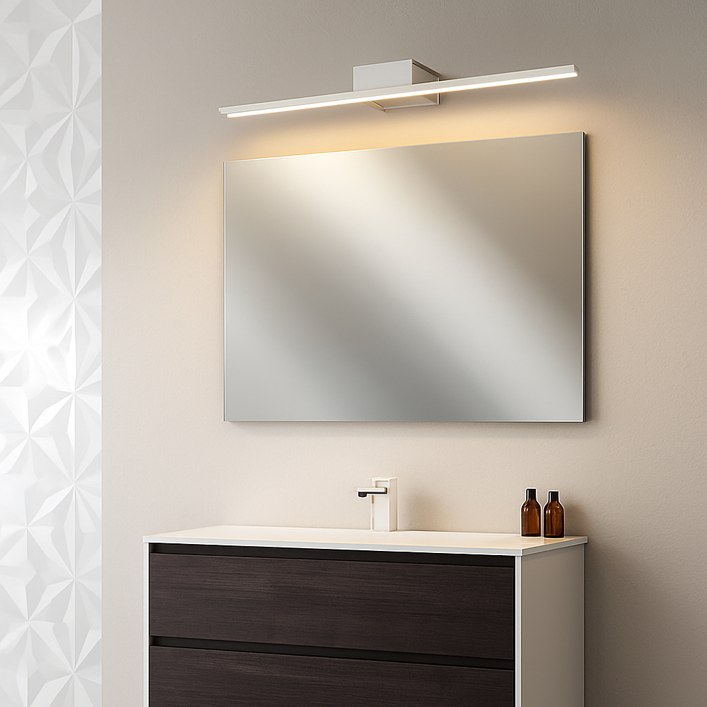 Applique miroir salle de bain à LED rectangulaire Cabinet - vue 6 sur 19
