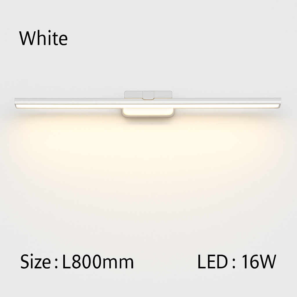 Applique miroir salle de bain à LED rectangulaire Cabinet - vue 8 sur 19