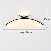 Applique murale arc de cercle design minimaliste à LED