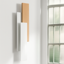 Applique murale bois noyer télécommandée
