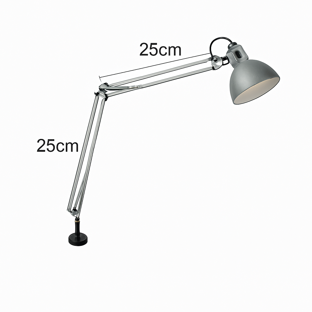 Applique murale bras articulé avec lampe American - vue 6 sur 8