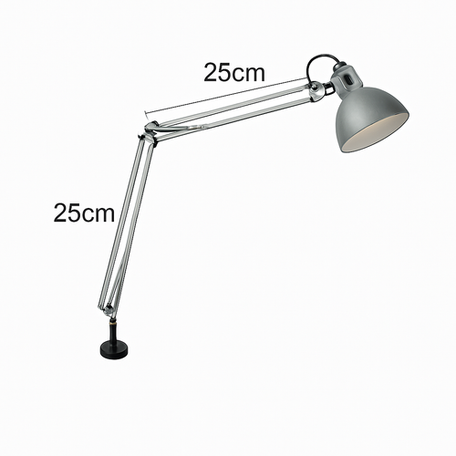 Applique murale bras articulé avec lampe American - vue 7 sur 8