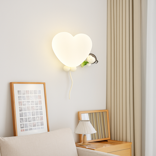 applique murale créatives pour enfants en forme de couronne et cœur - vue 6 sur 12