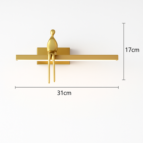 applique murale de luxe en cuivre design minimaliste haut de gamme - vue 9 sur 8