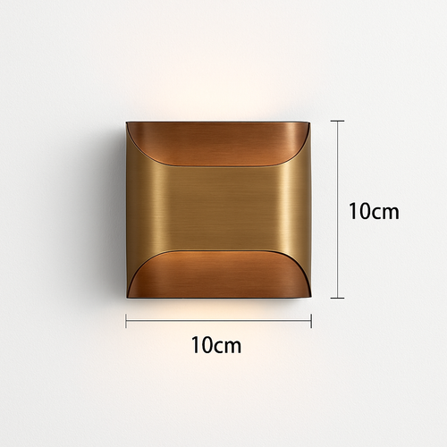 Applique murale de luxe en cuivre lampe de couloir d'hôtel moderne pour salon chambre lampes de chevet lumière de fond applique murale LED lumières - vue 10 sur 10