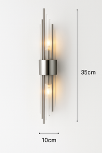Applique murale de luxe LED moderne en or