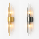 Applique murale de luxe LED moderne en or