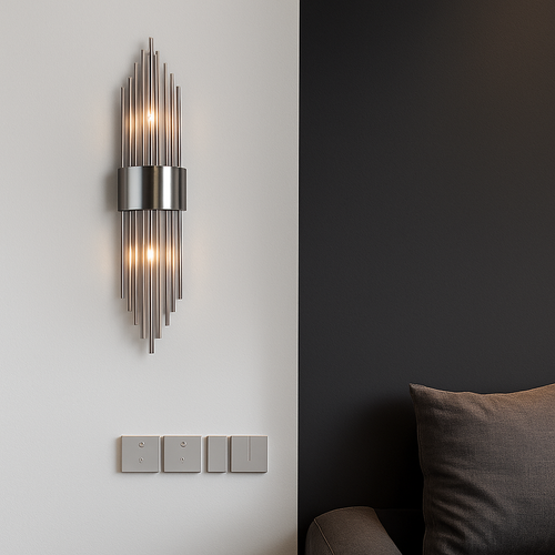 Applique murale de luxe LED moderne en or - vue 5 sur 15