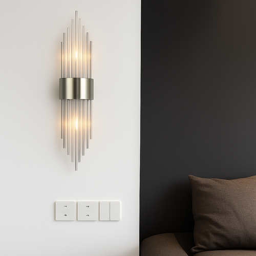 Applique murale de luxe LED moderne en or - vue 6 sur 15