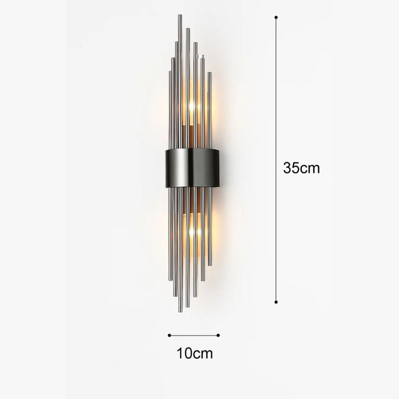 Applique murale de luxe LED moderne en or - vue 8 sur 15