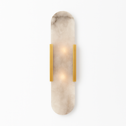 Applique murale design cylindrique effet marbre Aïda - vue 6 sur 9