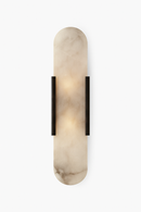 Applique murale design cylindrique effet marbre Aïda