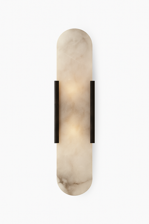 Applique murale design cylindrique effet marbre Aïda - vue 10 sur 9