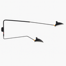 Applique murale design LED dirigeable style retro Swing