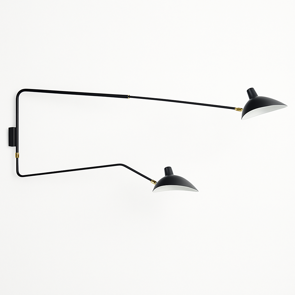 Applique murale design LED dirigeable style retro Swing - vue 11 sur 13