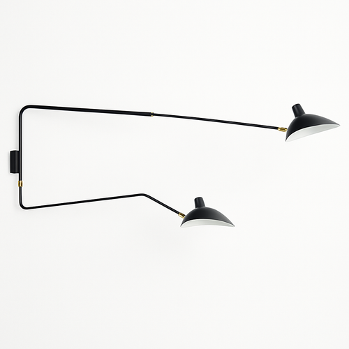 Applique murale design LED dirigeable style retro Swing - vue 12 sur 13
