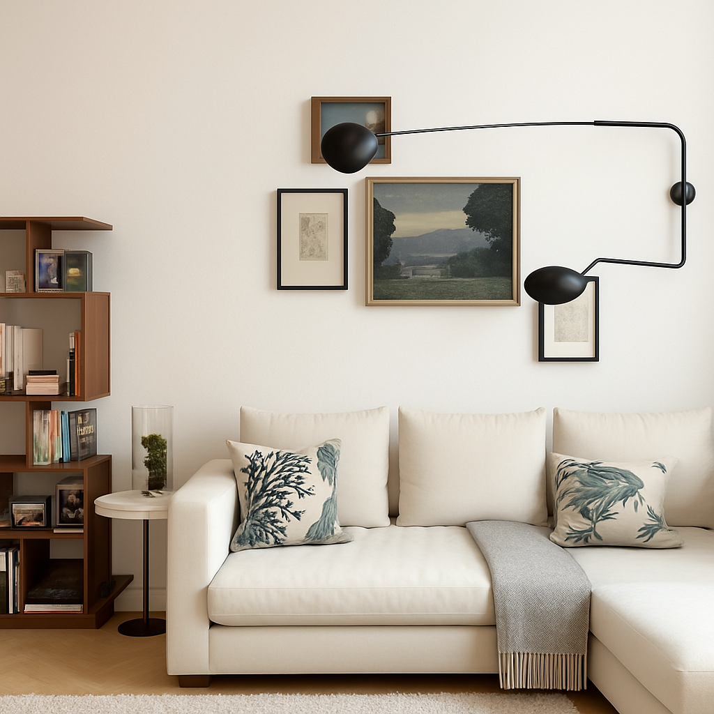 Applique murale design LED dirigeable style retro Swing - vue 3 sur 13