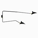 Applique murale design LED dirigeable style retro Swing