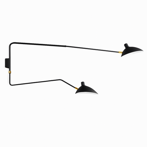 Applique murale design LED dirigeable style retro Swing - vue 9 sur 13