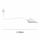 Applique murale design LED dirigeable style retro Swing
