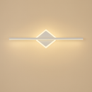 Applique murale design LED dorée ou blanche Mirror