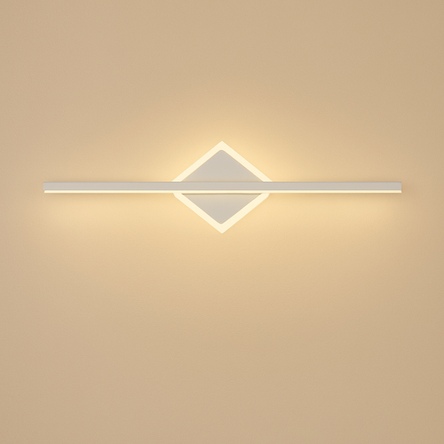 Applique murale design LED dorée ou blanche Mirror - vue 5 sur 7