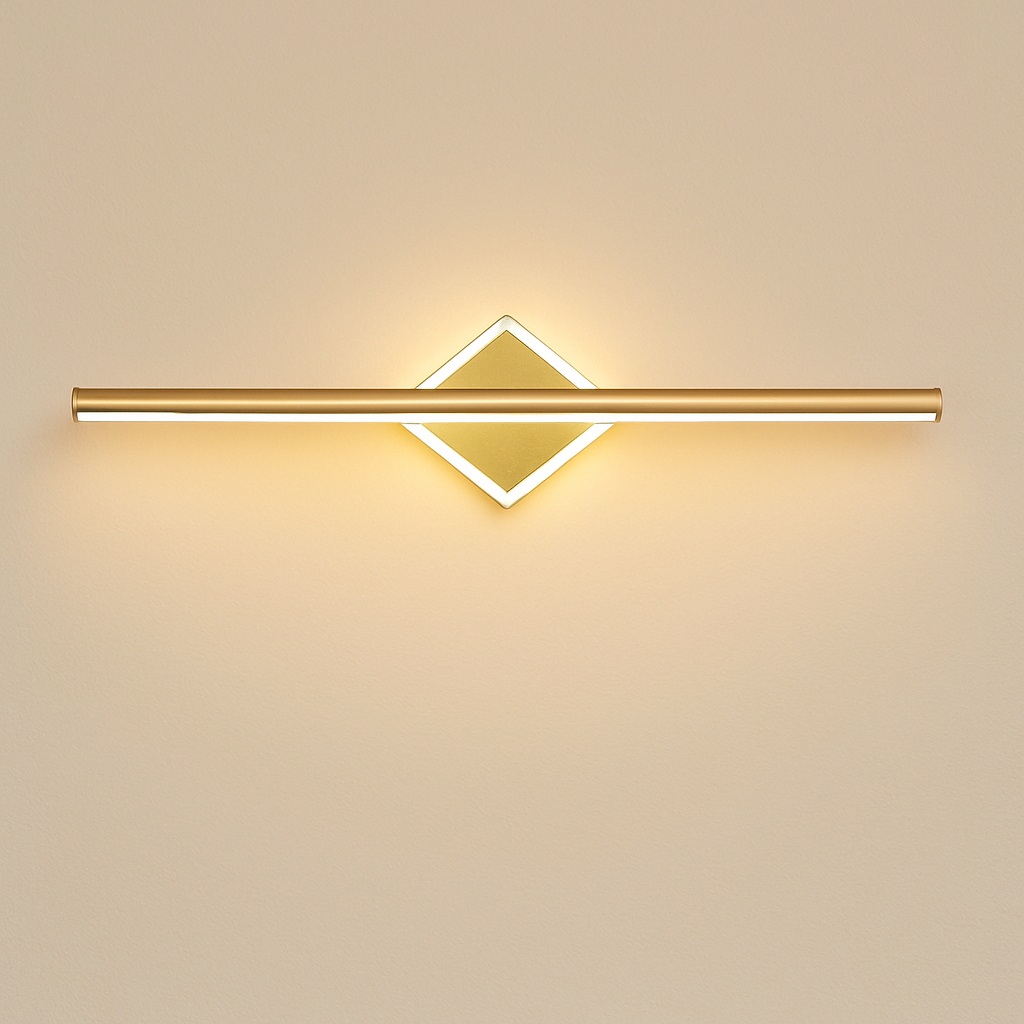 Applique murale design LED dorée ou blanche Mirror - vue 7 sur 7