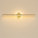 Applique murale design LED dorée ou blanche Mirror