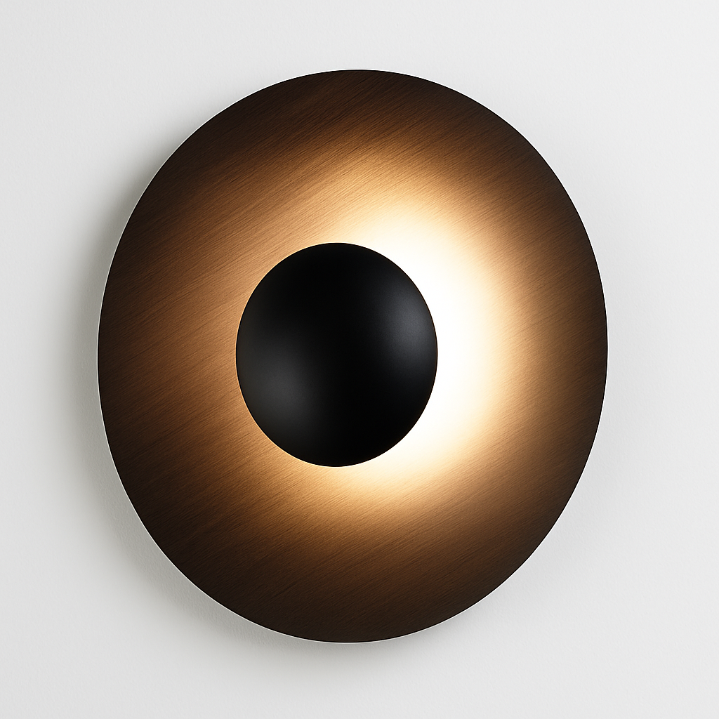 Applique murale design LED en forme de disque style shiny - vue 11 sur 11