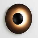 Applique murale design LED en forme de disque style shiny