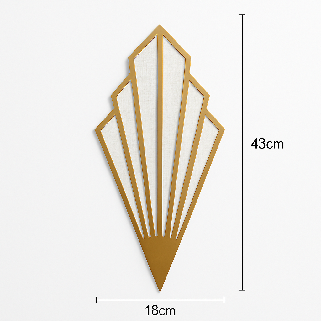Applique murale design LED en métal de forme triangulaire Bumbee - vue 4 sur 5