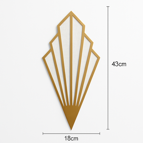 Applique murale design LED en métal de forme triangulaire Bumbee - vue 5 sur 5