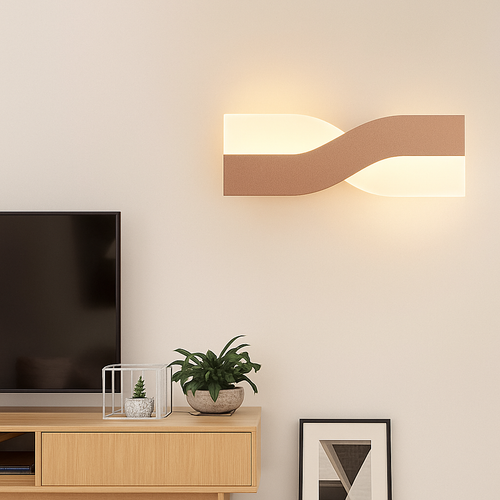 Applique murale design à LED en métal Loft Mirror - vue 6 sur 8