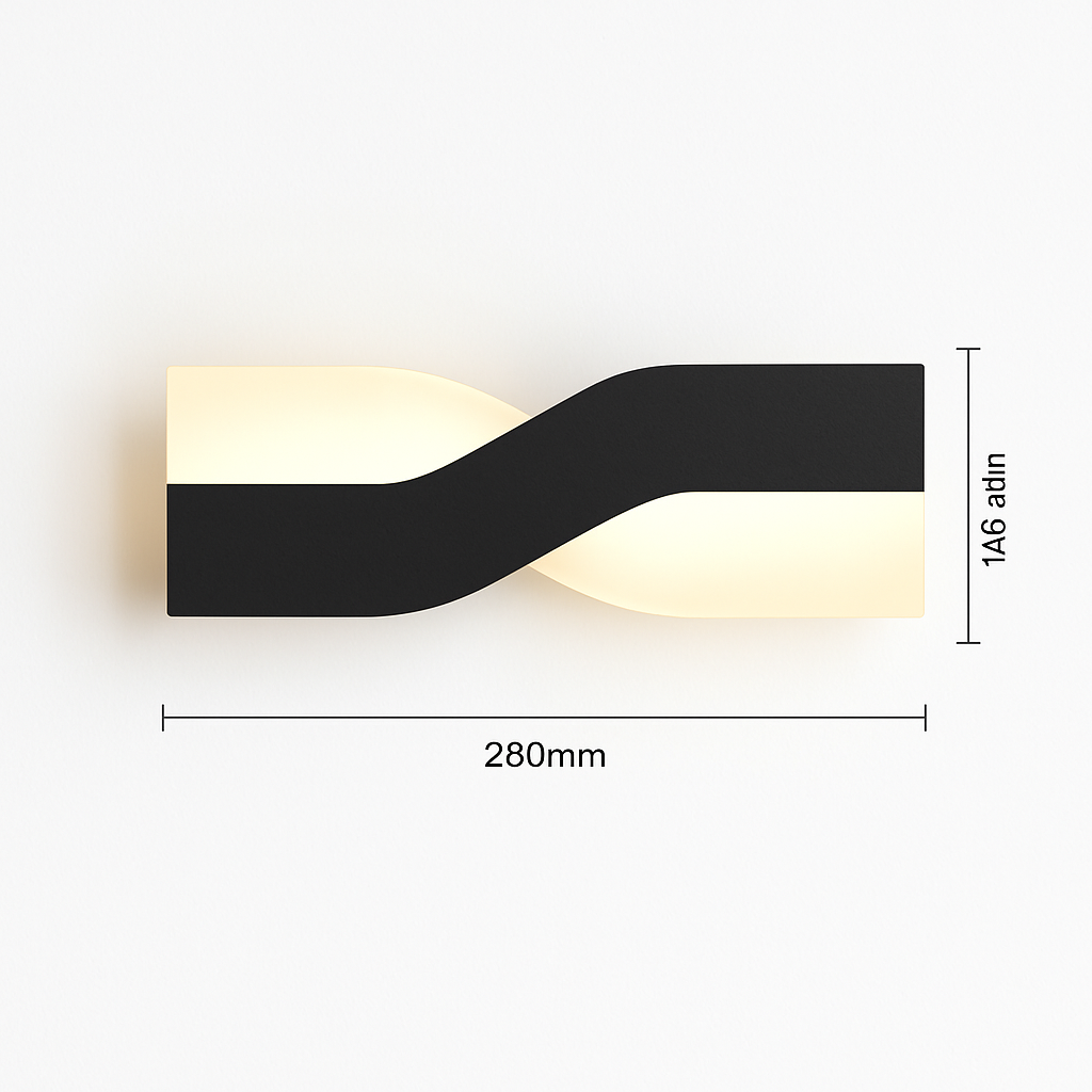 Applique murale design à LED en métal Loft Mirror - vue 6 sur 8