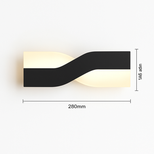 Applique murale design à LED en métal Loft Mirror - vue 7 sur 8