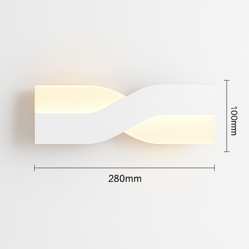 Applique murale design à LED en métal Loft Mirror