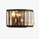 Applique murale design LED en verre cristal style rétro