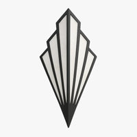 Applique murale design triangulaire LED en métal coloré