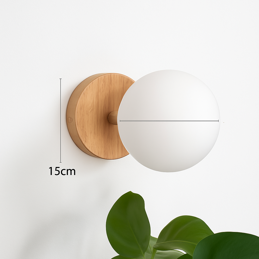 applique murale en bois au style minimaliste moderne - vue 11 sur 14