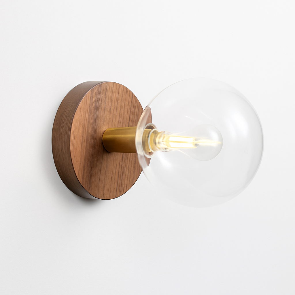 applique murale en bois au style minimaliste moderne - vue 4 sur 14