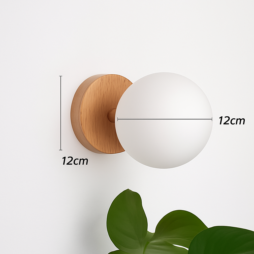applique murale en bois au style minimaliste moderne